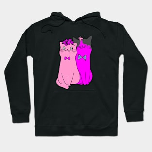 Kittens in love Hoodie